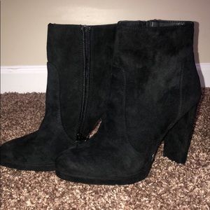 Suede ankle boots